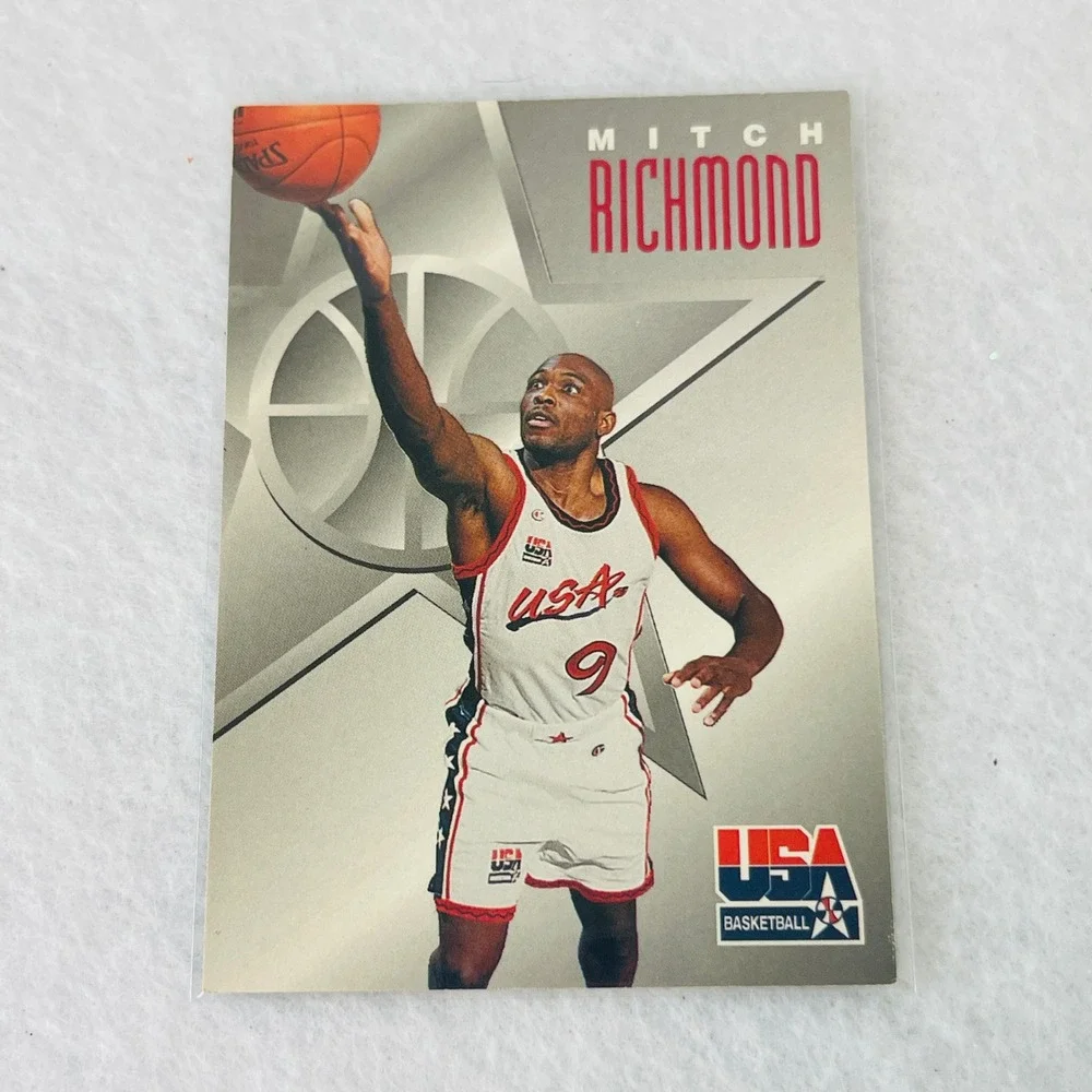 Mitch Richmond 1996 SkyBox USA Basketball Card #9 Texaco Olympic Team